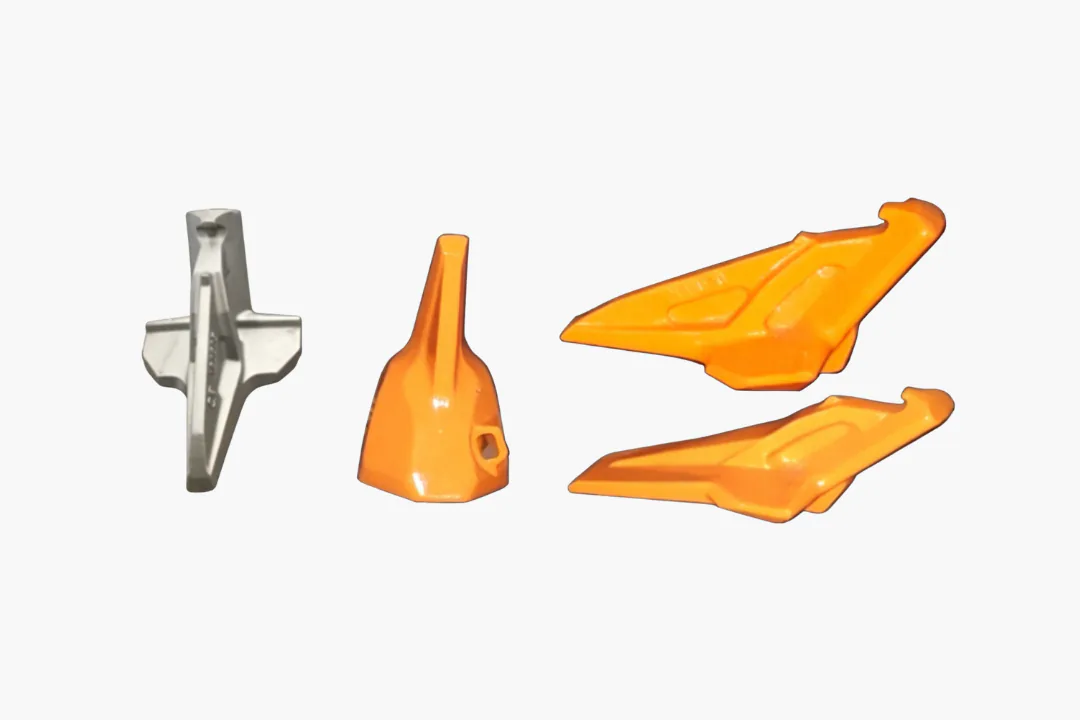 Bainitic steel cutter teeth for cutter suction dredger cutter heads.