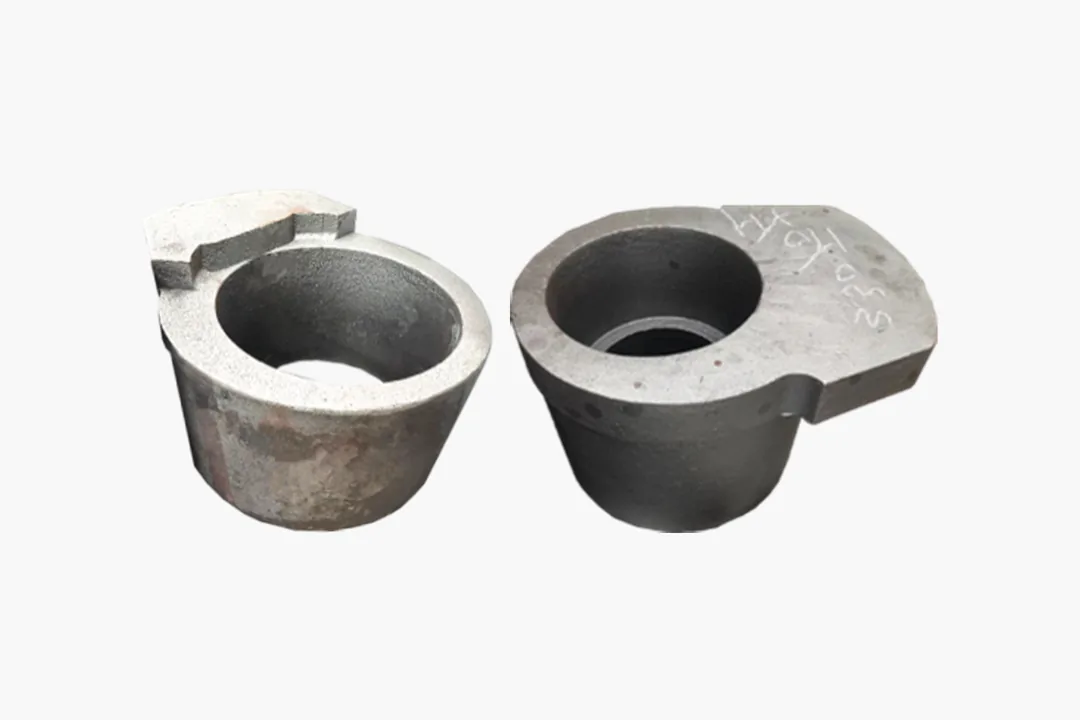 ZG35CrMo eccentric sleeve casting for rolling mill frame applications, with HB 180–240 and low-temperature impact toughness.