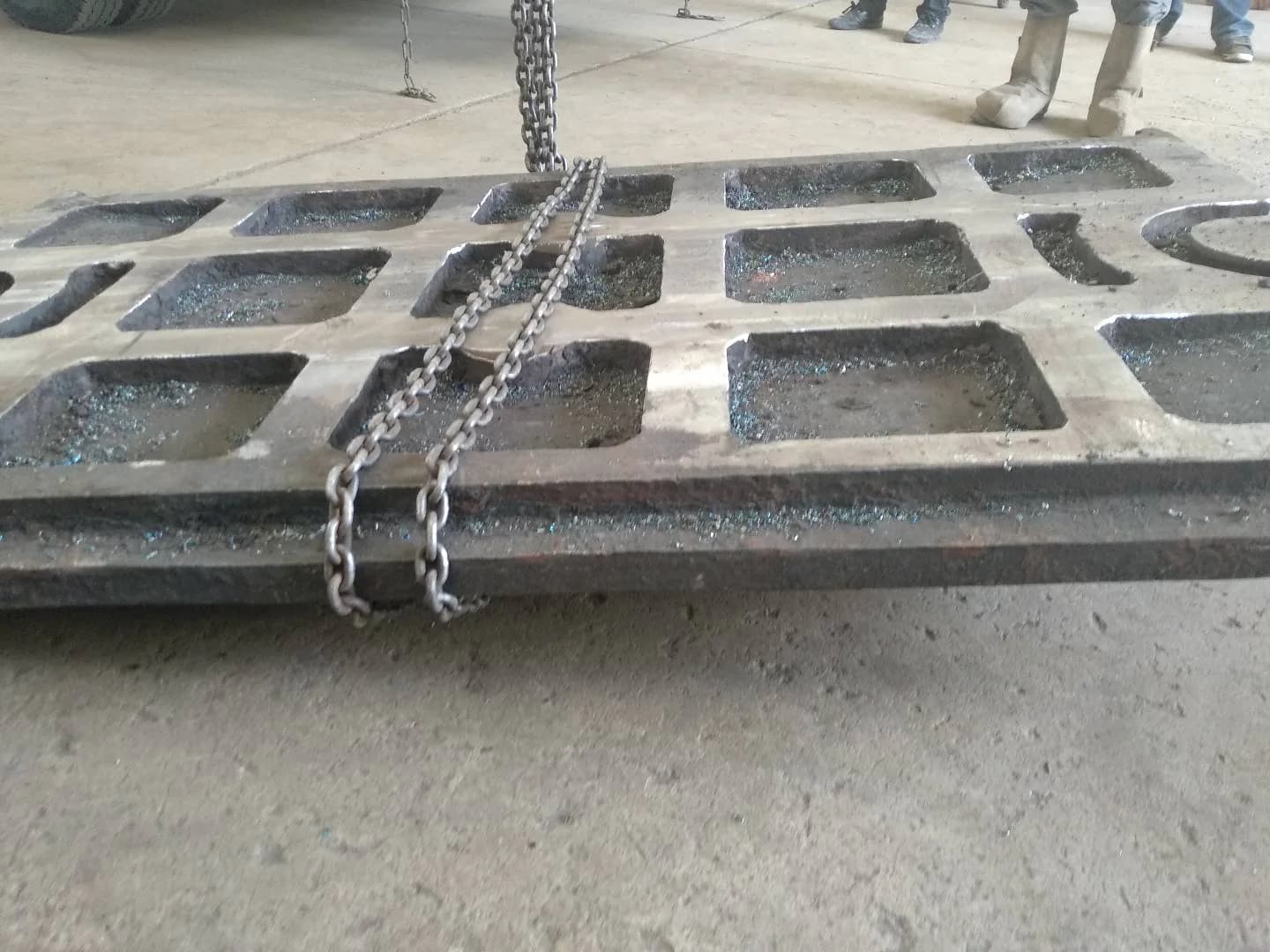 Production of large wear castings in 2019